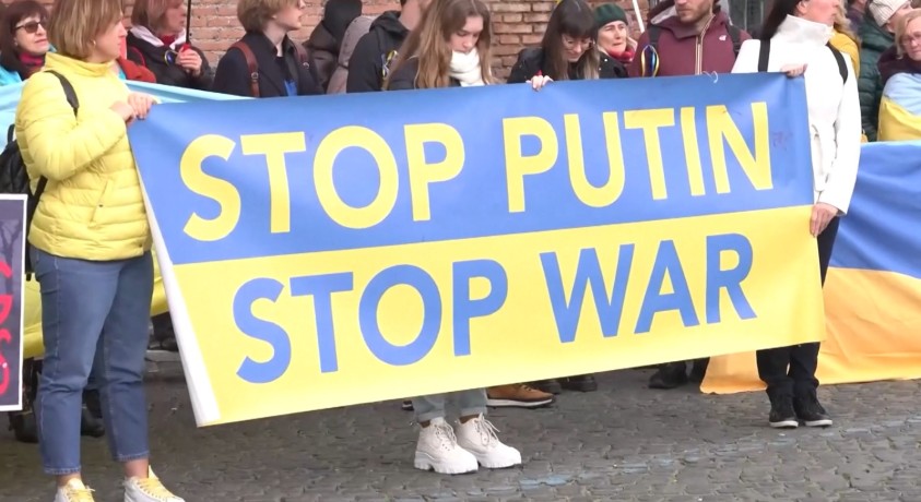 ევროპის ქვეყნების დედაქალაქებში უკრაინის მხარდამჭერი აქციები გაიმართა