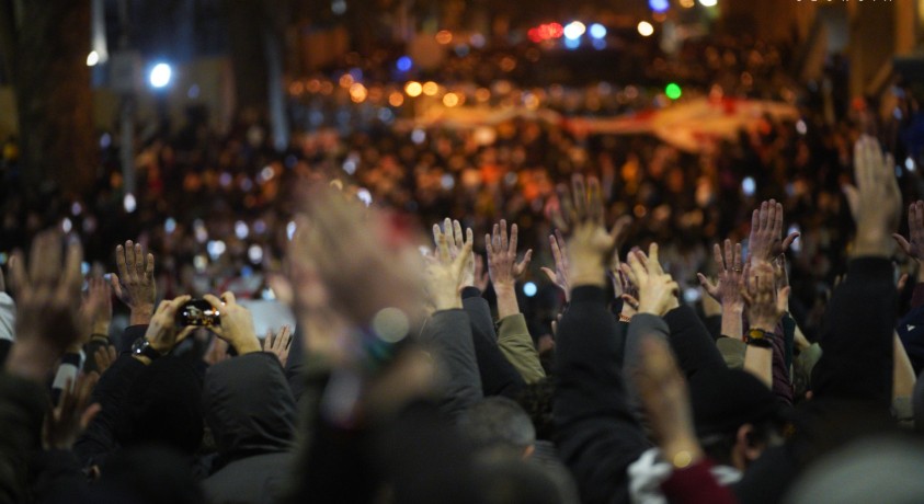 საპროტესტო აქციაზე ხელისუფლებას ორი მოთხოვნით მიმართეს