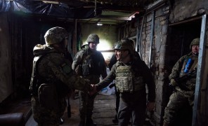 ვოლოდიმირ ზელენსკი დონეცკის რეგიონში ჩავიდა