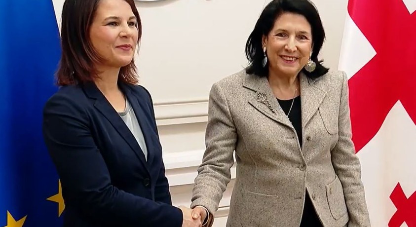 სალომე ზურაბიშვილი ანალენა ბერბოკს: საქართველოს მოსახლეობა ევროკავშირის კანდიდატის სტატუსთან დაკავშირებით მეორე უარს ვერ გაიგებს