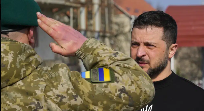 ვოლოდიმირ ზელენსკი რუსეთის საზღვართან ახლოს, სუმის რეგიონში ჩავიდა