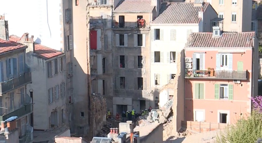 ქალაქ მარსელში ჩამონგრეული კორპუსის ადგილას სამძებრო-სამაშველო სამუშაოები გრძელდება