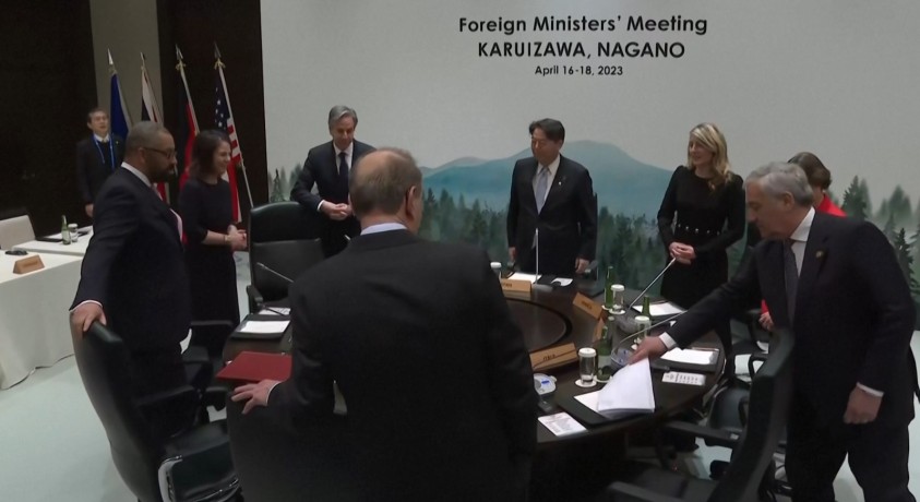 იაპონიაში დიდი შვიდეულის საგარეო საქმეთა მინისტრები ხვდებიან