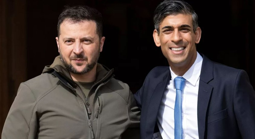 ვოლოდიმირ ზელენსკიმ ევროპული ტურნე ლონდონში ვიზიტით დაასრულა