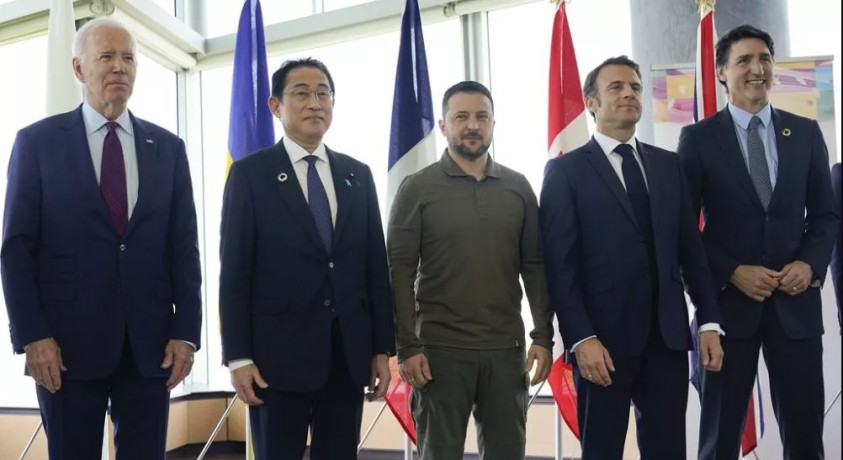 G7-ის ლიდერები შეთანხმდნენ, რომ უკრაინას F16-ის ტიპის ავიაგამანადგურებლებს გადასცემენ