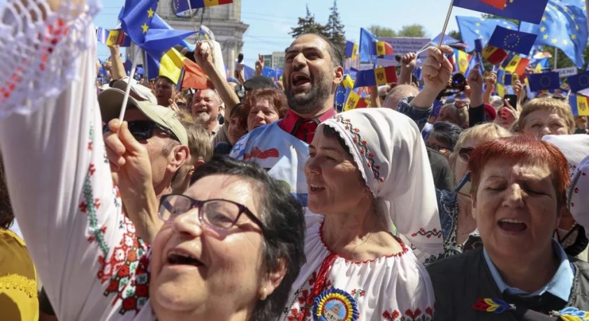 მოლდოვაში ევროკავშირში გაერთიანების მოთხოვნით მსვლელობა გაიმართა