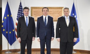 ევროკავშირისა და აშშ-ს ელჩები კოსოვოს პრემიერ-მინისტრს შეხვდნენ