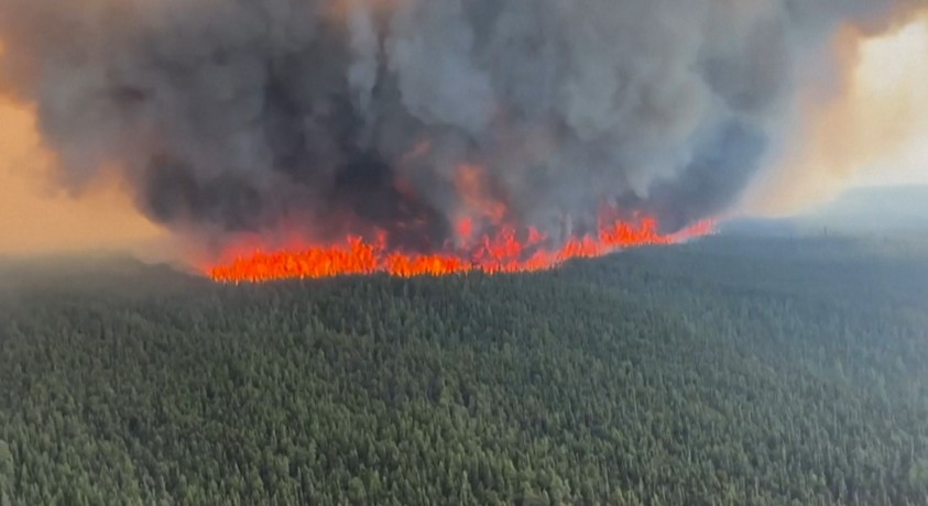 კანადაში ტყის ხანძრები მძვინვარებს