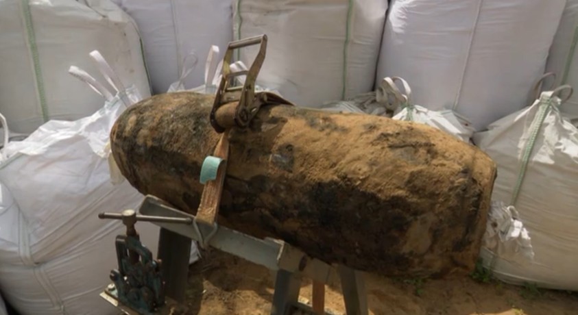 გერმანიაში მეორე მსოფლიო ომის დროინდელი 250-კილოგრამიანი ბრიტანული ავიაბომბი გაანეიტრალეს