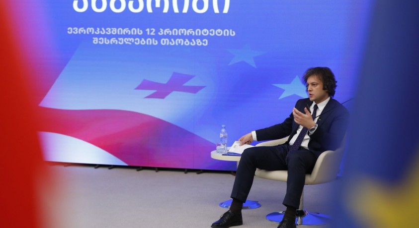 ევროკავშირის 12 რეკომენდაციის შესრულებაზე ირაკლი კობახიძემ ისაუბრა