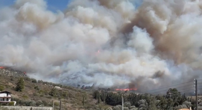 ევროპის სამხრეთ ნაწილში ძლიერი სიცხე და ხანძრებია