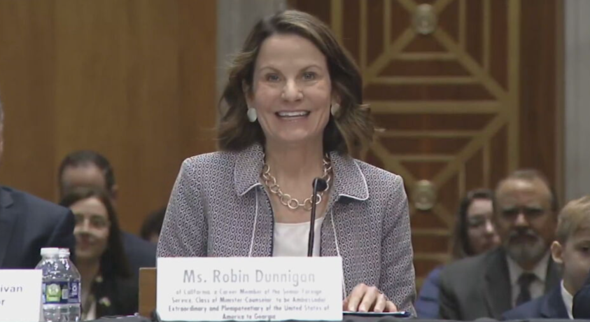 საქართველოში ამერიკის შეერთებული შტატების ელჩი რობინ დანიგანი იქნება