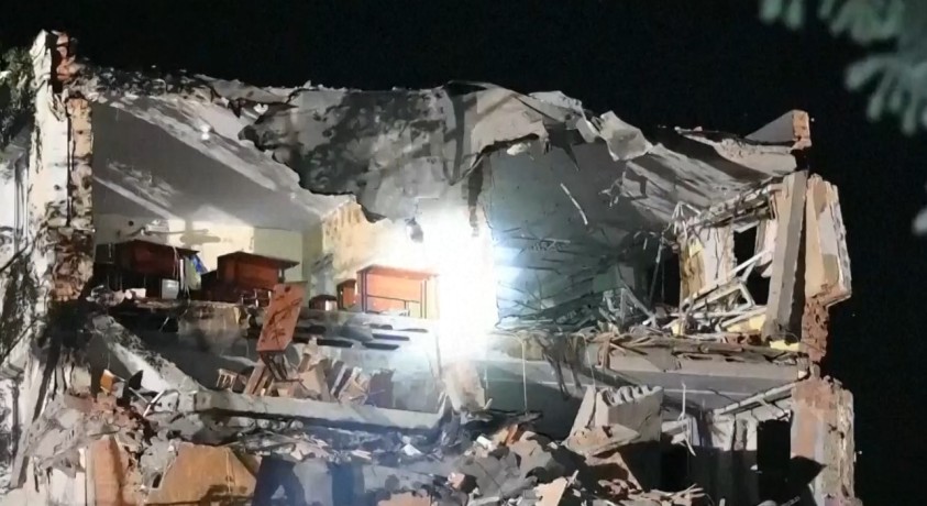 უკრაინის ქალაქ სუმიზე მიტანილ სარაკეტო იერიშს ორი ადამიანი ემსხვერპლა