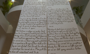 ამსტერდამში უკრაინელი ბავშვების ომის დღიურები გამოფინეს