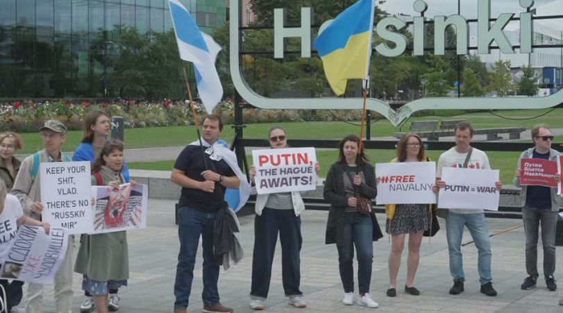 ვლადიმერ პუტინის პოლიტიკა ევროპის ქვეყნებში გააპროტესტეს