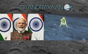 ინდოეთმა მთვარის სამხრეთ პოლუსზე ხომალდი წარმატებით დასვა