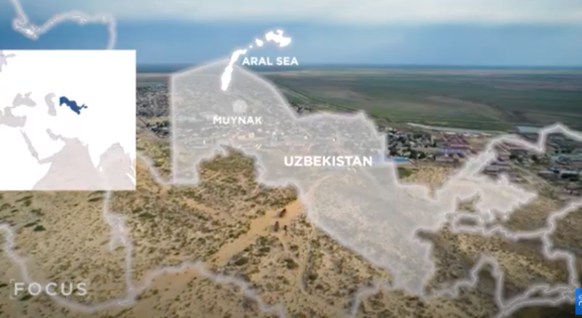 უზბეკეთის არალის ზღვის გაუდაბნოებულ რეგიონს ისევ ამწვანებენ