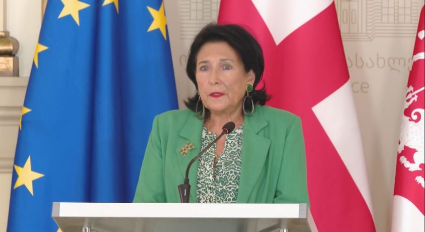 საქართველოს პრეზიდენტი ნათია თურნავას თანამდებობის დატოვებისკენ მოუწოდებს