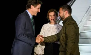 უკრაინის პრეზიდენტი ვოლოდიმერ ზელენსკი ომის დაწყების შემდეგ კანადაში პირველად ჩავიდა