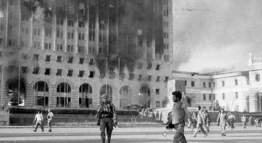 როგორ მოედო ცეცხლი აფხაზეთს