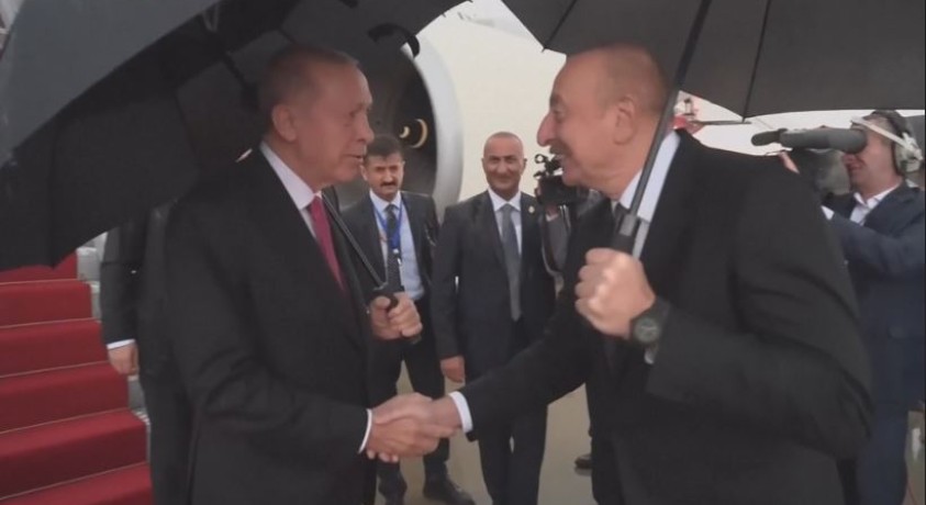რეჯეფ ტაიფ ერდოღანი ნახიჩევანში ილჰამ ალიევს შეხვდა