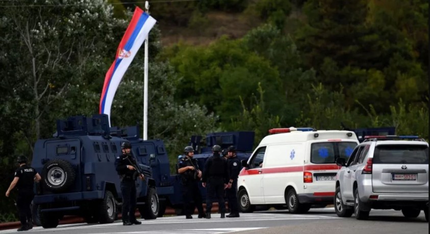 სამმართალდამცველებმა კოსოვოს მონასტერში შეიარაღებული პირები დააკავეს