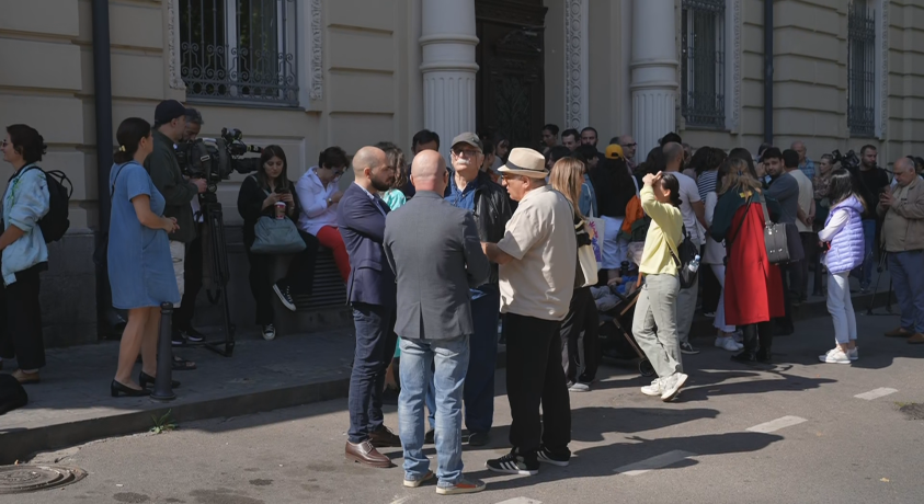 კონსერვატორიასთან საპროტესტო აქცია გაიმართა