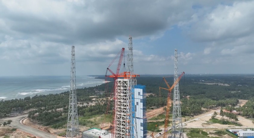 ჩინეთის პირველი კომერციული კოსმოდრომის მშენებლობა წარმატებით მიმდინარეობს