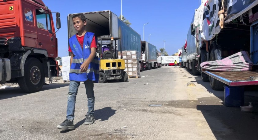 ღაზაში ჰუმანიტარული დახმარებით დატვირთული კიდევ 20 მანქანა შევიდა