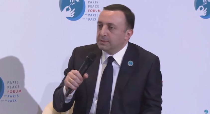 ირაკლი ღარიბაშვილი მშვიდობის ფორუმზე: “ჩვენ ავირჩიეთ სტრატეგიული მოთმინება”