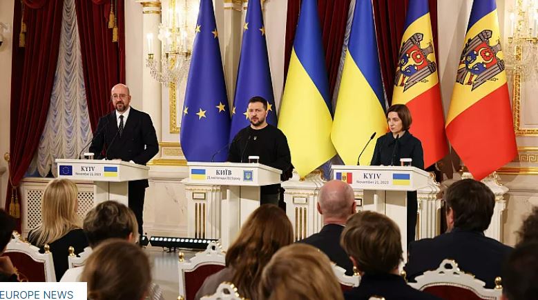 ევროკავშირსა და უკრაინაში მოლაპარაკებების დაწყებასთან დაკავშირებულ გადაწყვეტილებას ეხმიანებიან