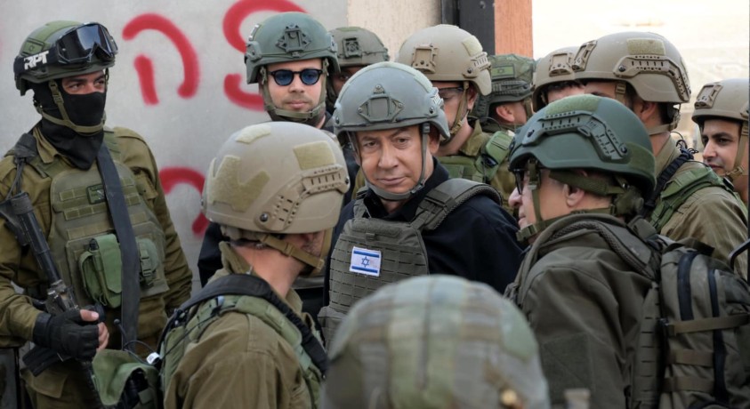 ისრაელის პრემიერი სახელმწიფოს ჩრდილოეთ საზღვართან ჯარისკაცებს შეხვდა