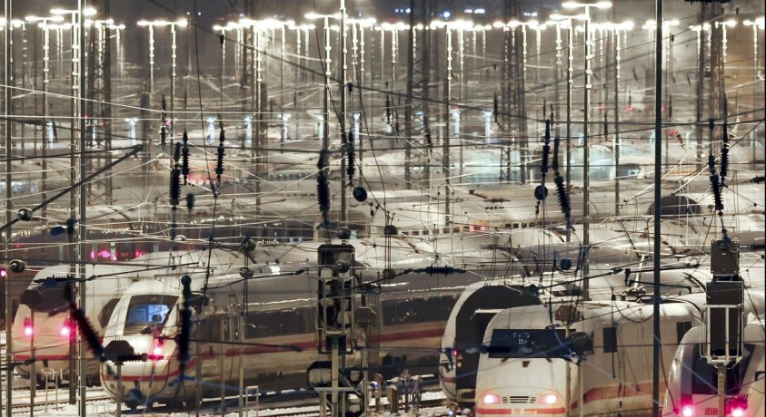 გერმანიაში მატარებლების მემანქანეები სამი დღით გაიფიცნენ