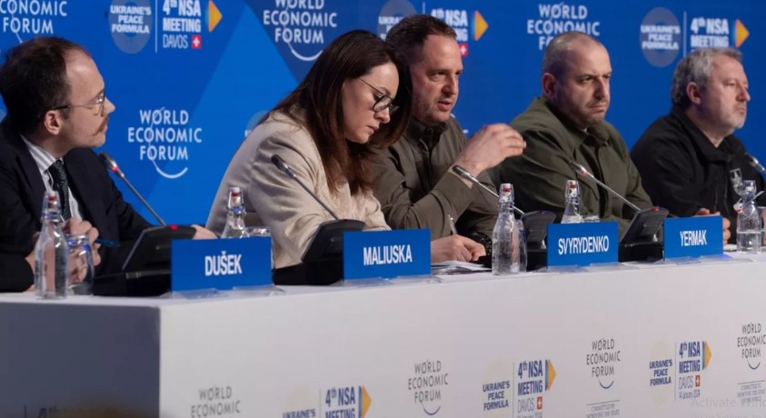 დავოსში 81 ქვეყნის წარმომადგენელი უკრაინის ათპუნქტიან „სამშვიდობო ფორმულას“ განიხილავს