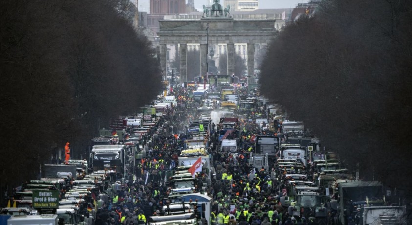 გერმანელი მძღოლების პროტესტი