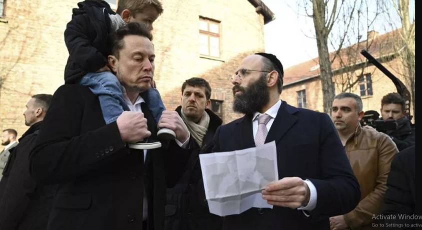 ანტისემიტური ბრალდებების შემდეგ ილონ მასკი ოსვენციმის საკონცენტრაციო ბანაკში ჩავიდა