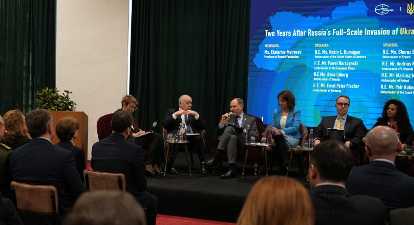 დიპლომატიური კორპუსი აფასებს რუსეთის ომის ორ წელს უკრაინაში