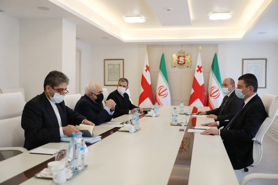 შეხვედრა გიორგი გახარია ირანის საგარეო საქმეთა მინისტრი