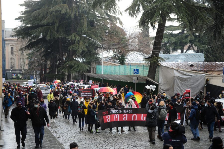 აქცია მარში მშობელი სექსუალური განათლება