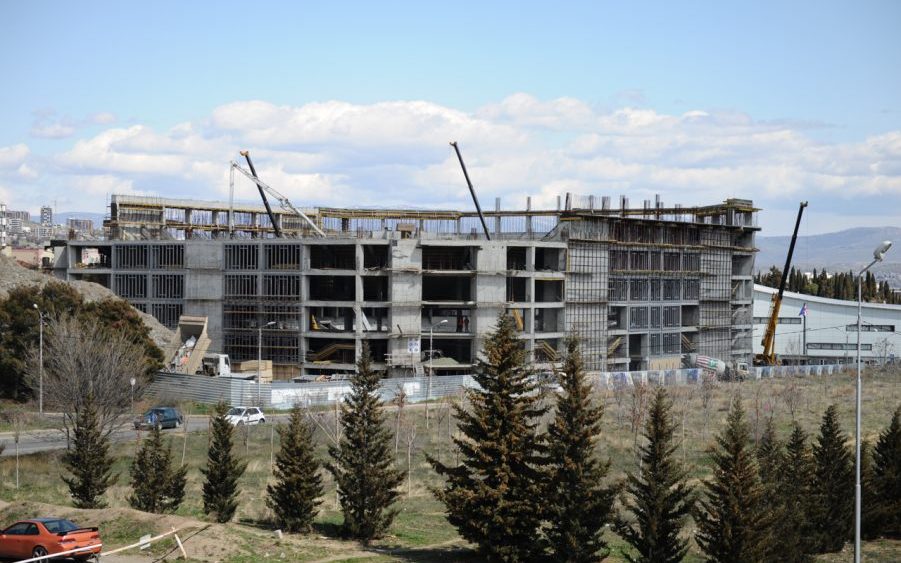 სტადიონი თბილისი მშენებლობა დარბაზი