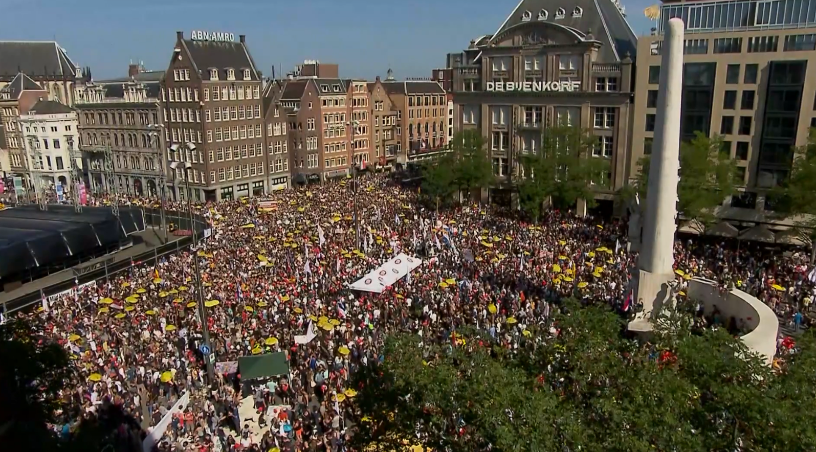 საპროტესტო მსვლელობა ამსტერდამში