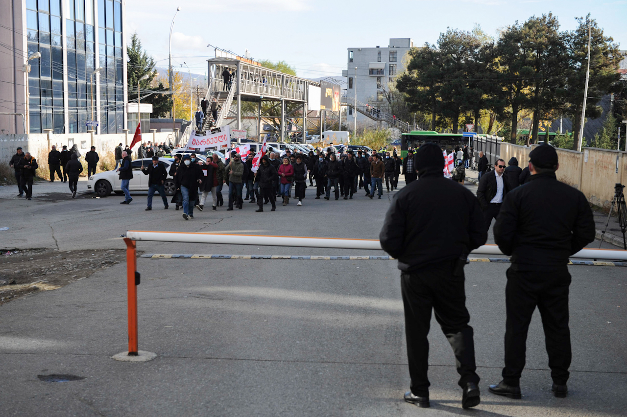 მიშა სასამართლო აქცია პროტესტი