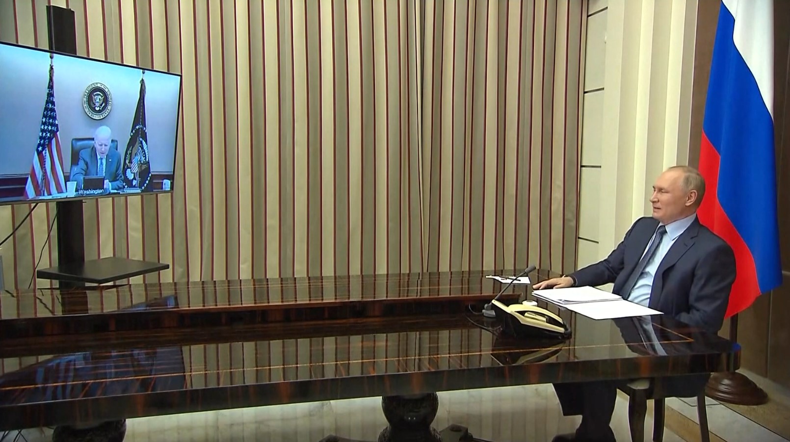 ჯო ბაიდენი და ვლადიმერ პუტინი