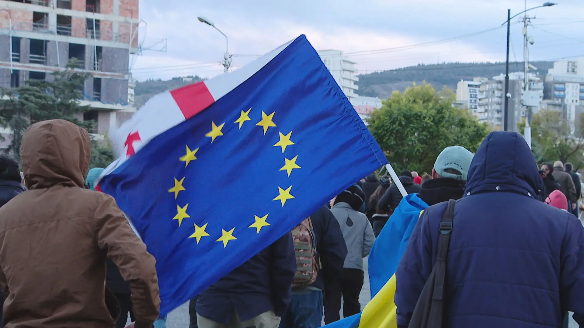 თბილისის ქუჩებში ოპოზიციის მორიგი საპროტესტო მსვლელობა გაიმართა